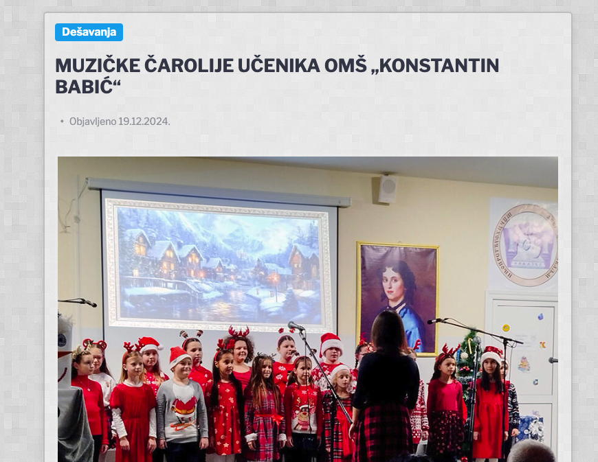 Novinski clanak od 20241219